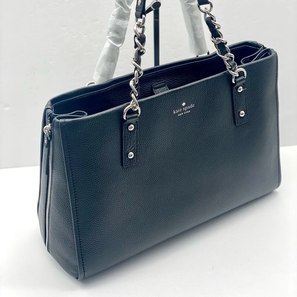 Kate Spade Andee Cobble Hill Handbag Satchel Shoulder Bag Chain Tote